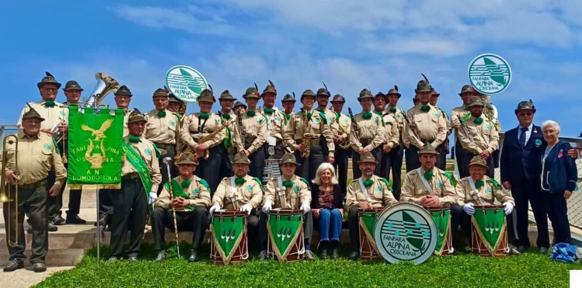 Domodossola. La fanfara degli Alpini