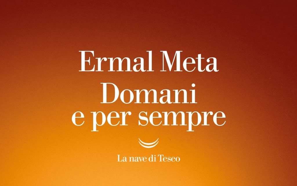 La copertina del primo libro di Ermal Meta, dal titolo "Domani e per sempre"