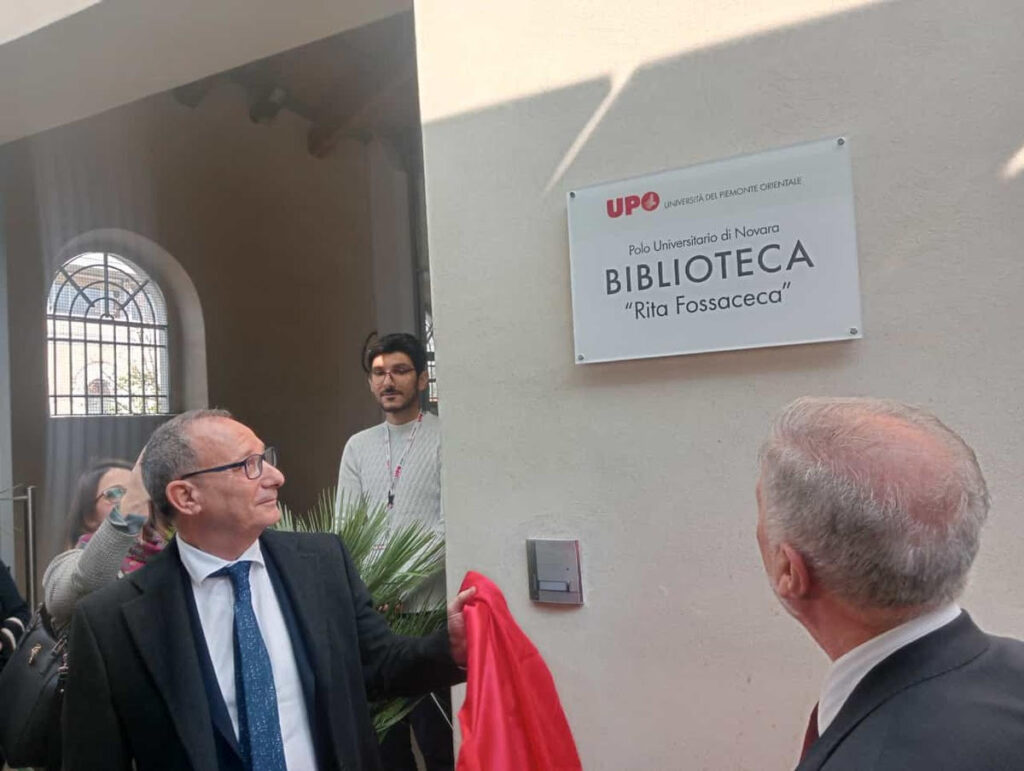 Inaugurazione della nuova biblioteca e del nuovo Auditorium dell'Università di Novara