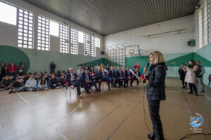 Il Ministro dell'Istruzione Giuseppe Valditara in visita nelle scuole di Novara