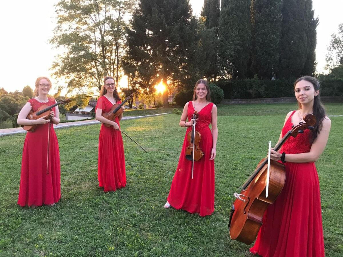 Il Quartetto Erinni, che si esibirà a Melancholish Felix