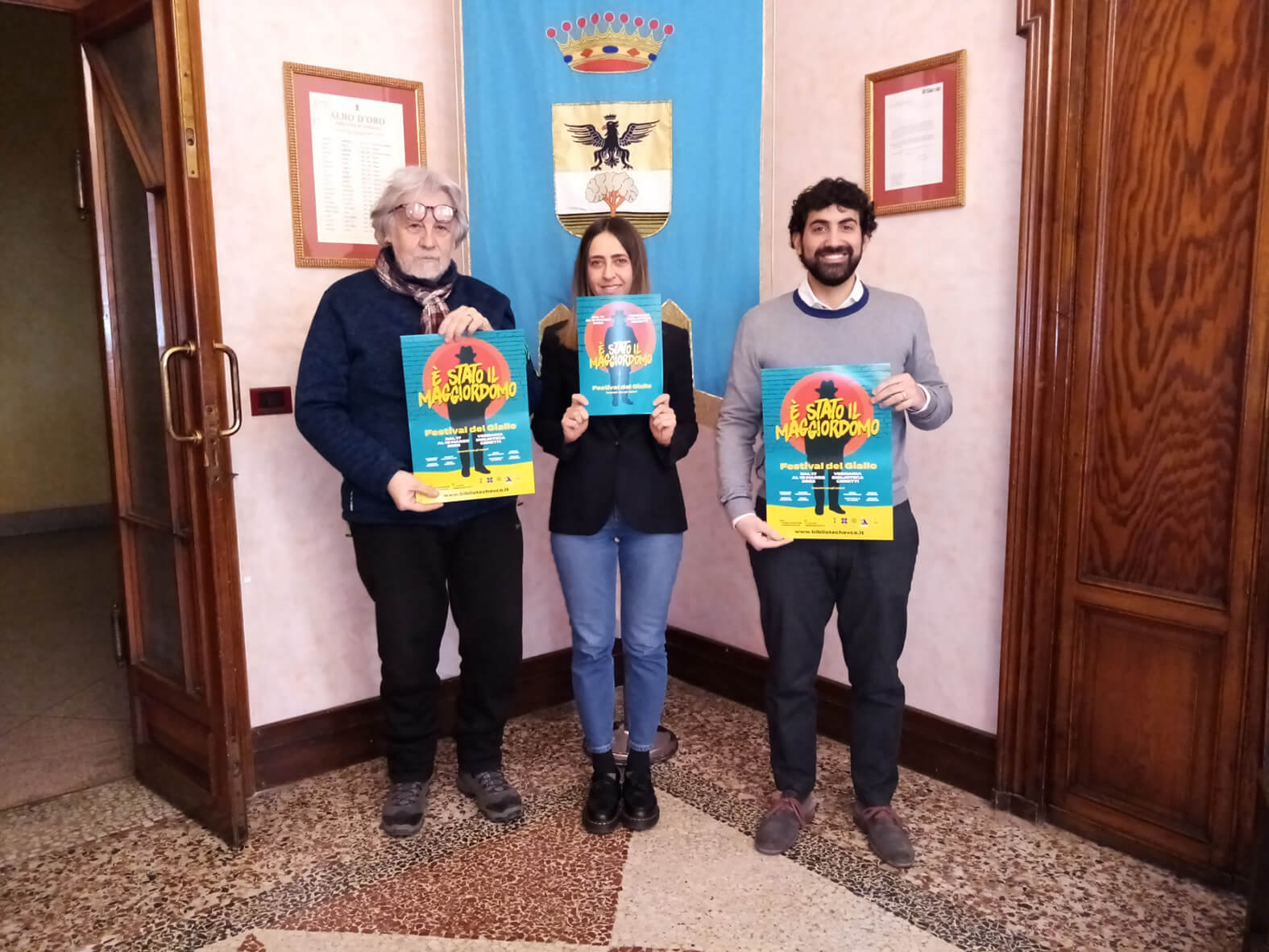 Da sinistra, Gino Marchitelli, Elena Mogavero e Riccardo Brezza