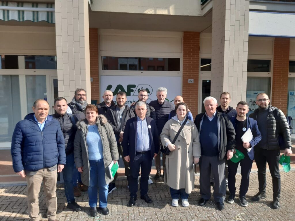 La delegazione di agricoltori albanesi ospiti di Cia Novara e Vco