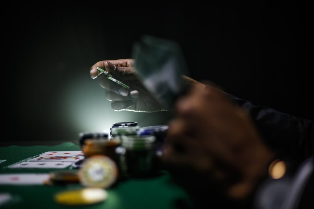 una immagine simbolica di gioco d'azzardo