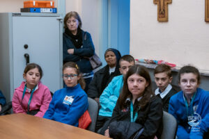 La Classe 5 B dell'istituto Sacro Cuore di Novara in visita alla redazione de L'Azione