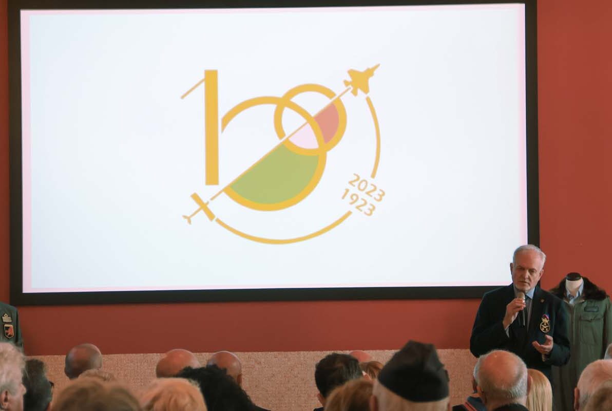 100 anni aereonautica borgomanero con Ugo Monsellato