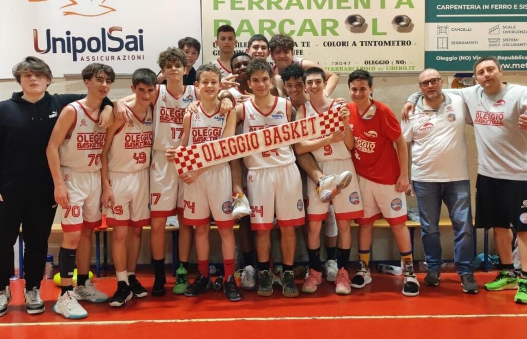 L'Under 15 Gold dell'Oleggio Junior Basket