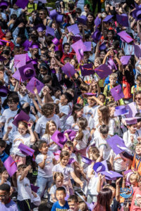 Il lancio del tocco a Novara - Foto Alessandro Visconti Sdn