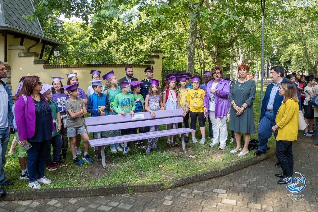 Un momento della festa di fine anno scolastico 2023 per i bambini di Novara