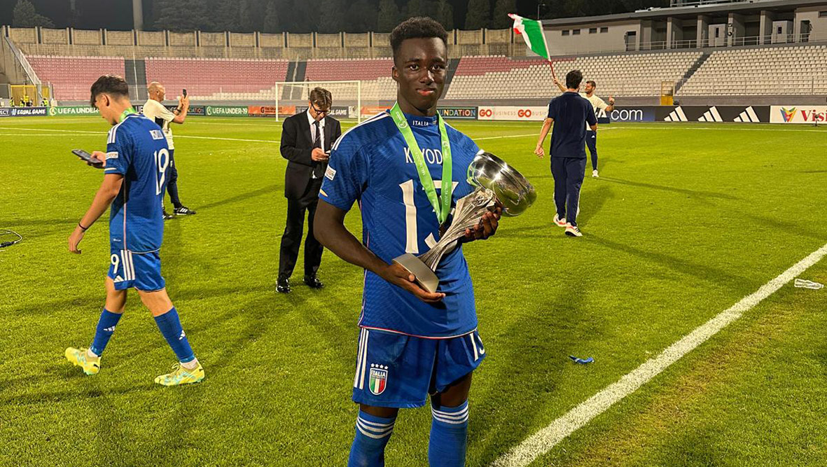 Kayode conquista il Mondiale Europeo con l'Under 19 dell'Italia