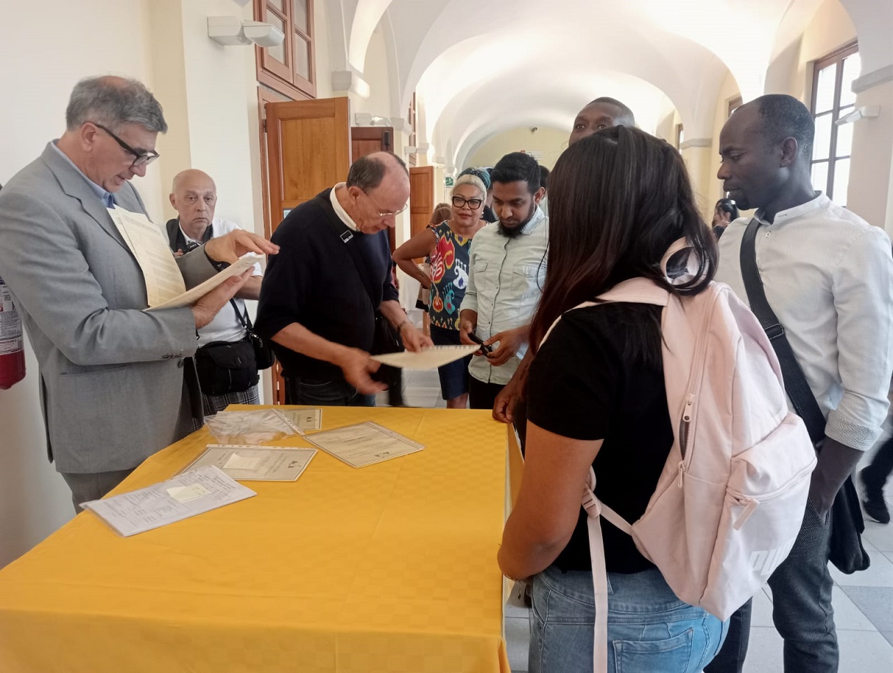 Scuola di lingua e cultura italiana di Sant'Egidio. La consegna dei diplomi