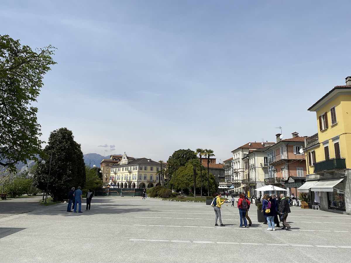 Piazza Garibaldi a Pallanza