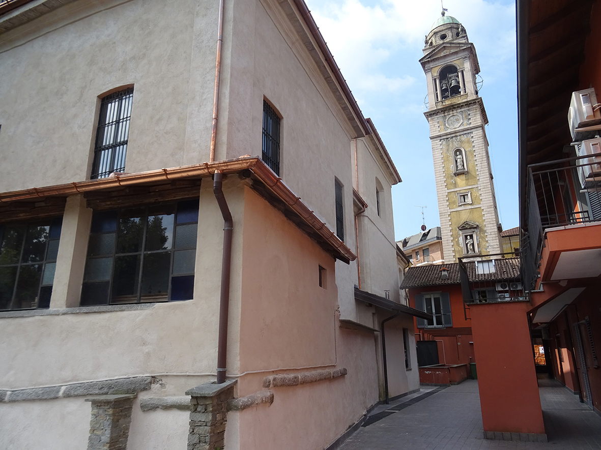 Lavori alla chiesa parrocchiale di Castelletto Ticino