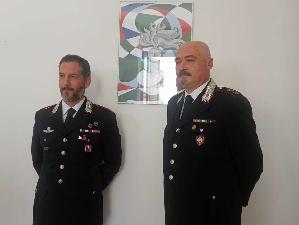 Nuovo comandante dell'Arma a Novara