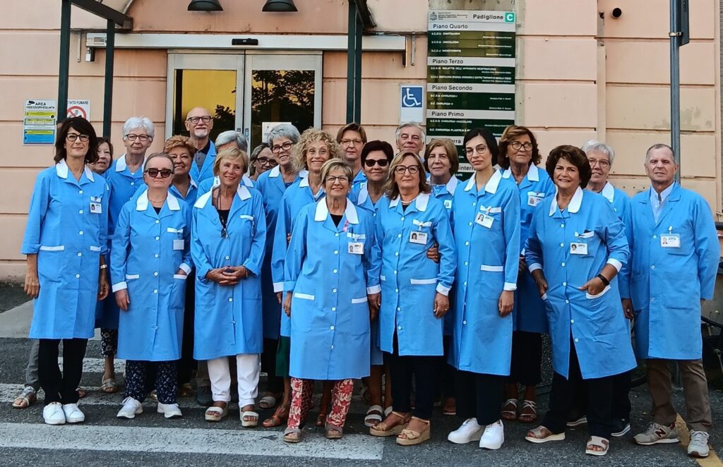 Volontari ospedalieri a Novara