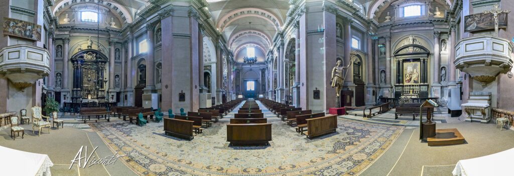 L'interno della Basilica di San Gaudenzio - Foto di Alessandro Visconti