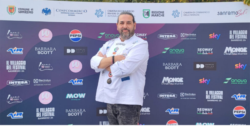 Luca Mendoza giudice al Trofeo Pizza di Sanremo