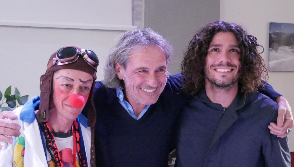 Andrea Bracali, Franco e Andrea Antonello per la Terapia del Sorriso
