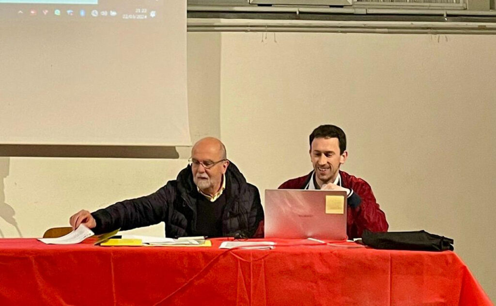Il presidente Guido Vigna e il tesoriere Maurizio Bonetti