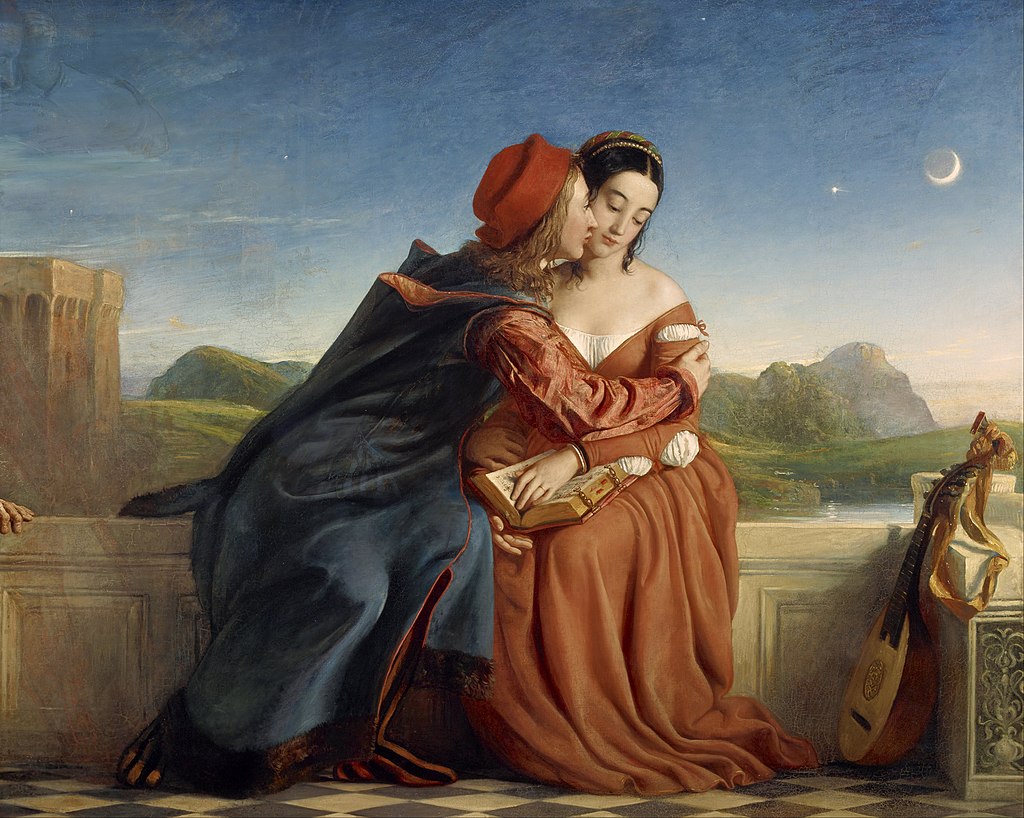 Paolo e Francesca in un quadro di William Dyce - William Dyce, Public domain, via Wikimedia Commons