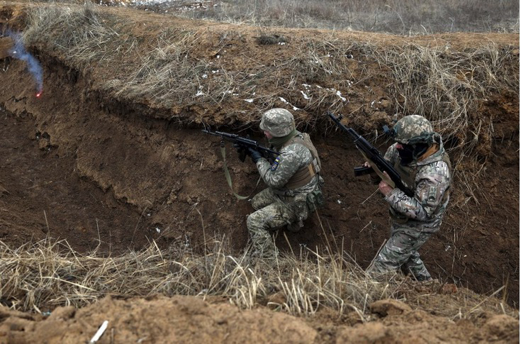 Soldati Ucraini in trincea (Foto AFP/SIR)