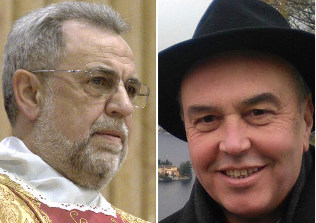 Mons Fausto Cossalter e don Costantino Manea