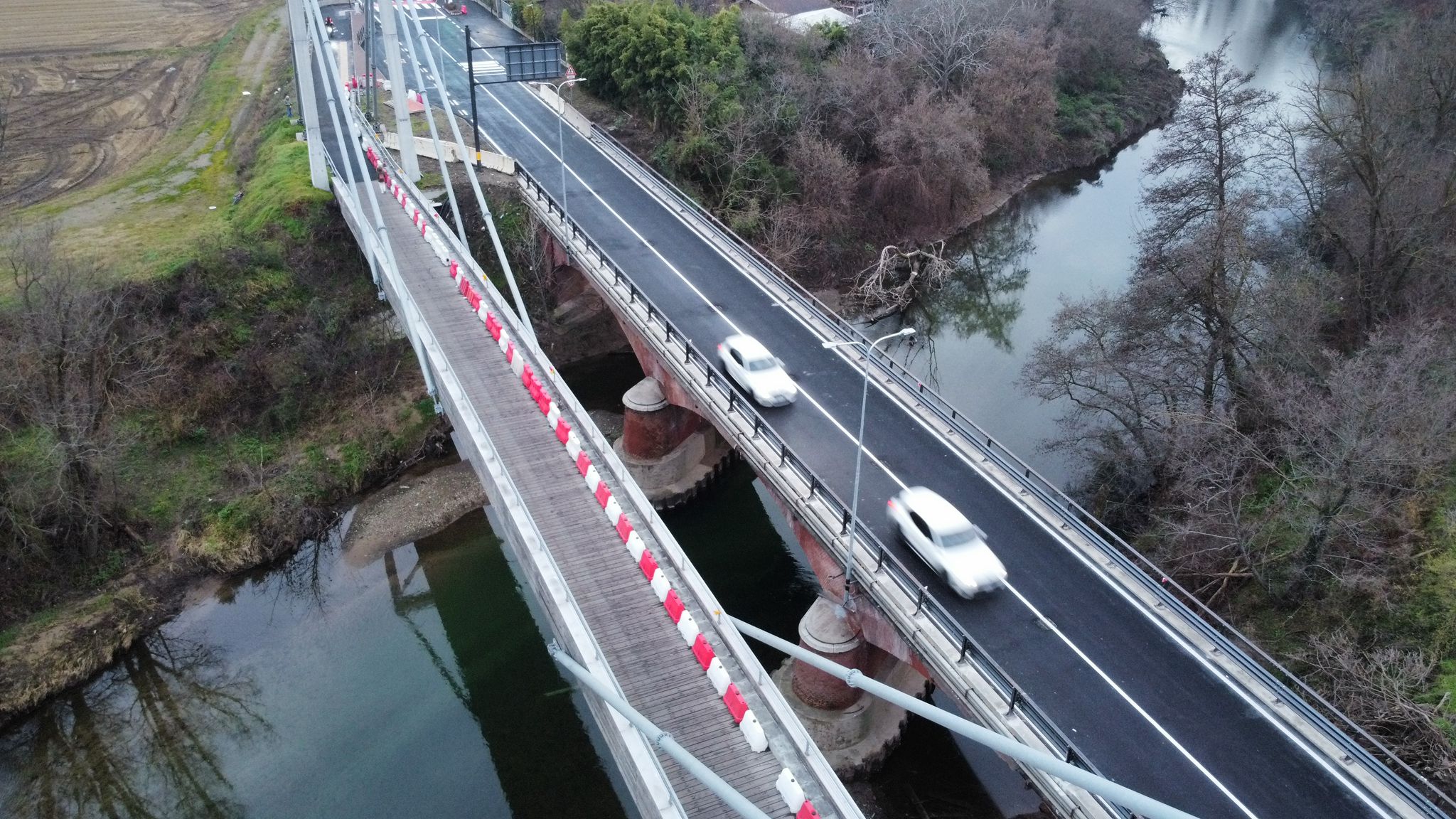 Riaperto il ponte sull'Agogna di Novara in direzione Biandrate