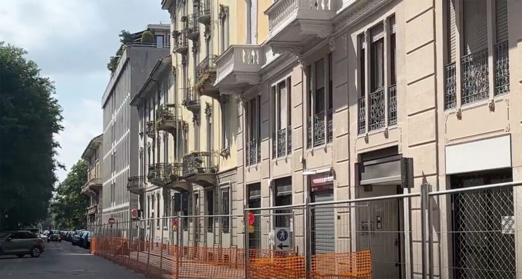 Via Solferino a Novara
