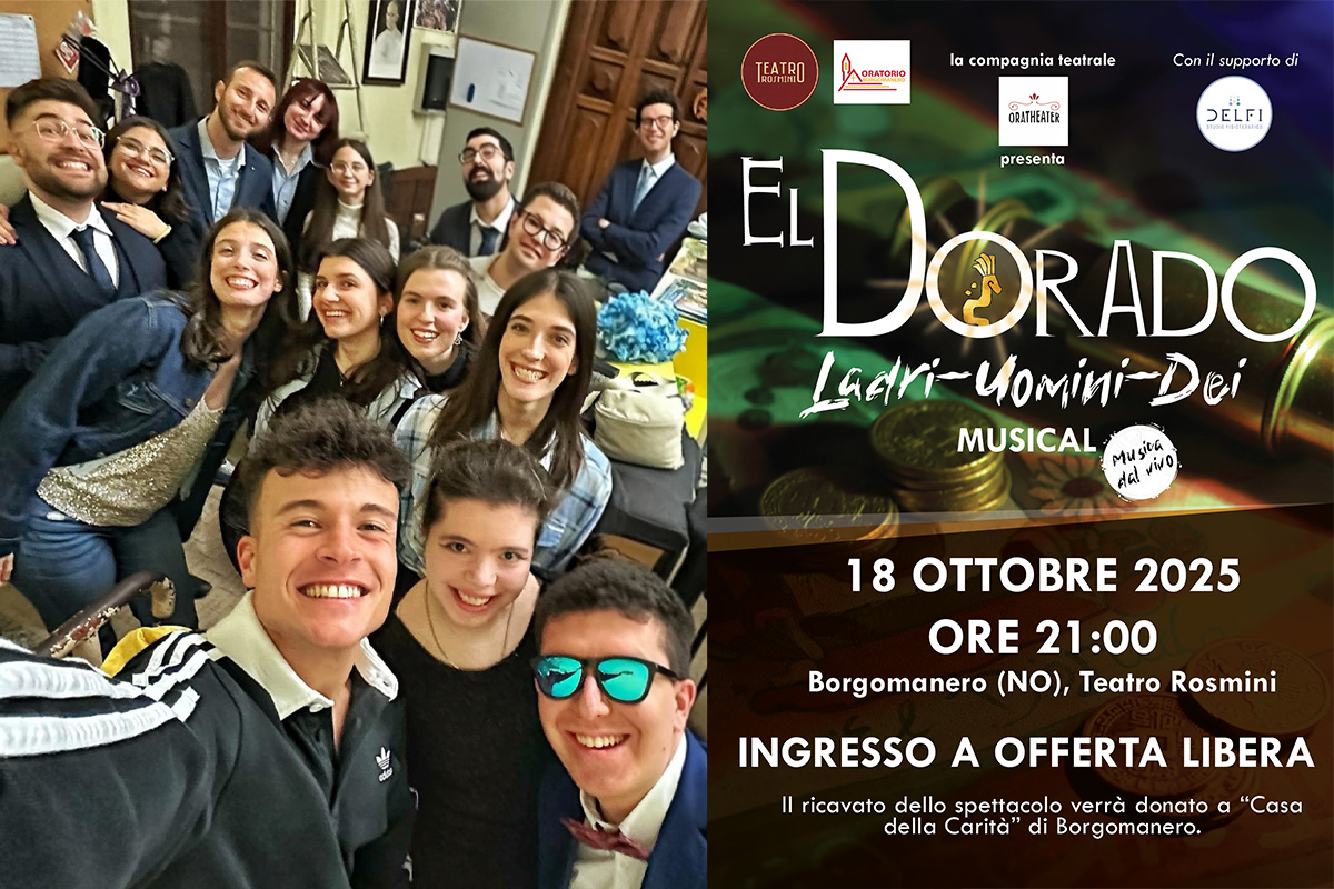 El dorado ladri uomini dei musical oratheater teatro rosmini casa della carità 18 ottobre 2025