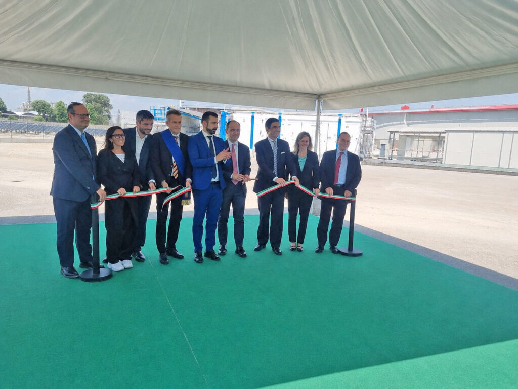 Inaugurazione impianto idrogeno Sarpom